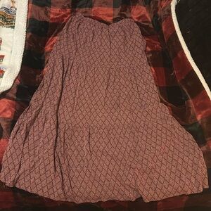 Maxi skirt burgundy